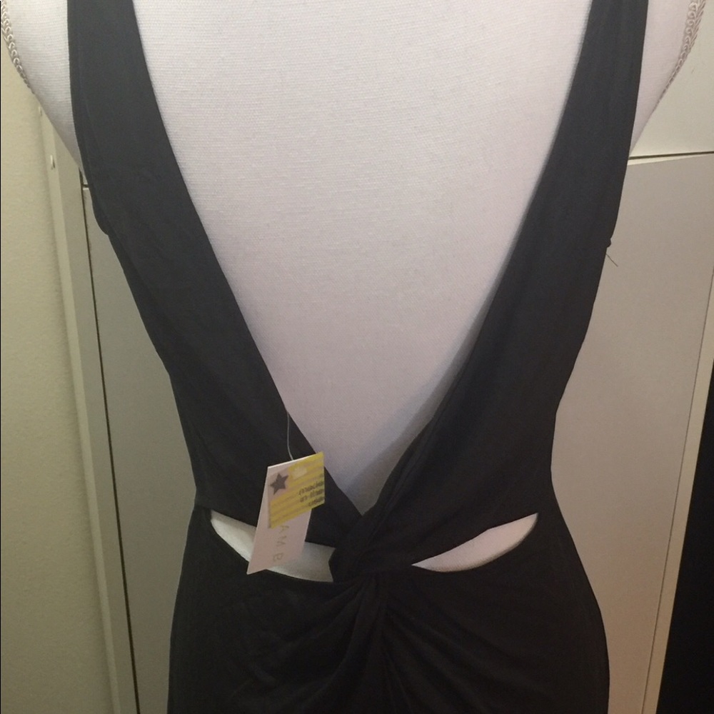William B Black Twist Dress Size M